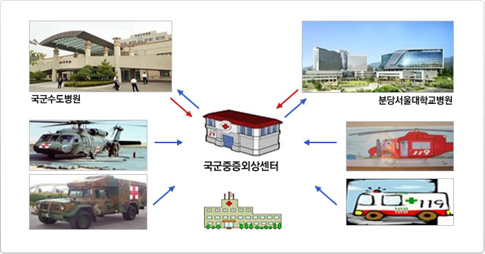 국군중증외상센터 운영개념