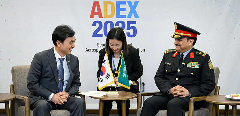 서울 ADEX 2025 계기 사우디 국가방위군 총장과 양자회담('25.10.20.)
