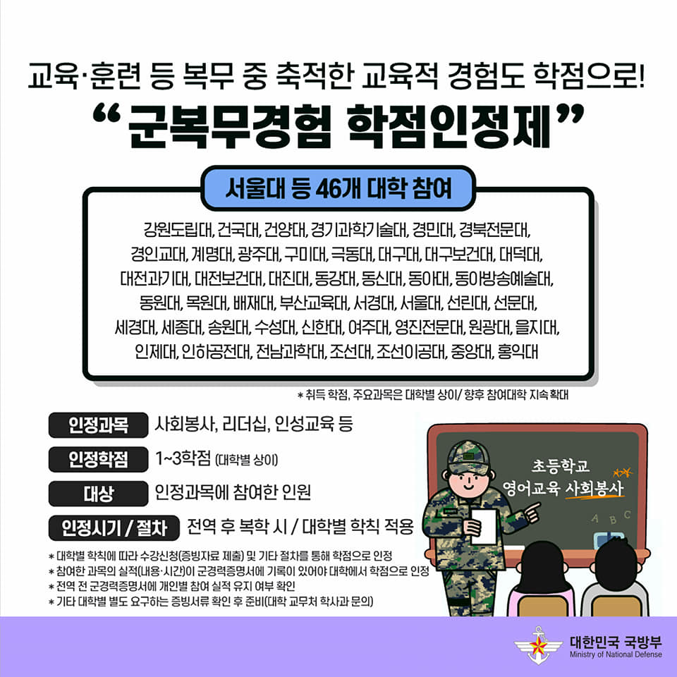 [군대생활백과] 자기개발 지원 2편