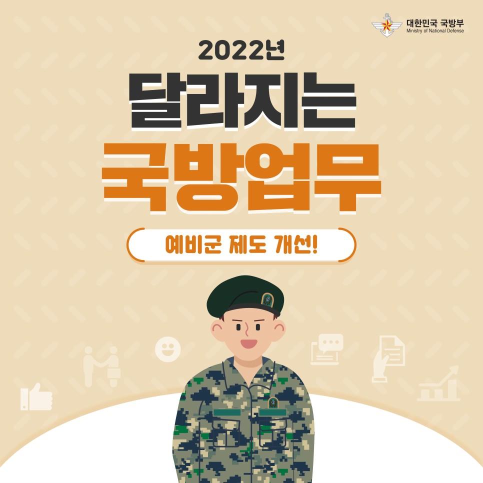 2022년 달라지는 국방업무 -2-