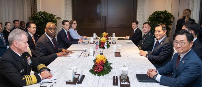 South Korean Minister of National Defense Shin Won